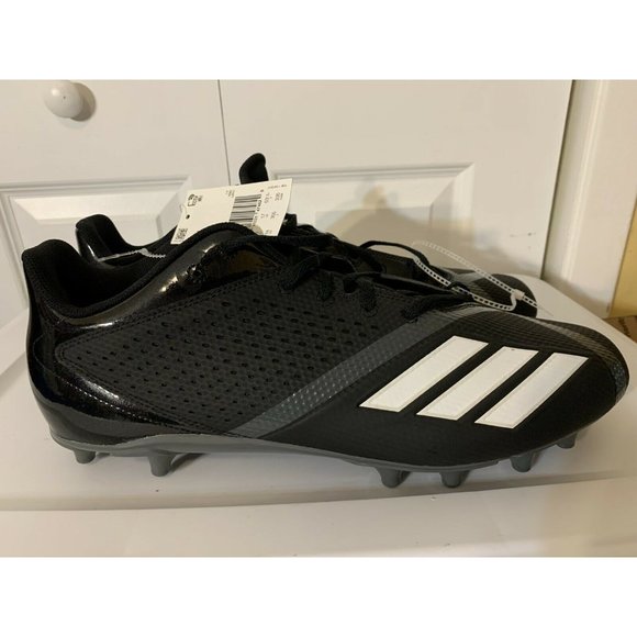 New Adidas Mens SZ 18 5-Star Low Top Lace Up, BlackWhite/Night Metallic,Sz UK 17 main image 8